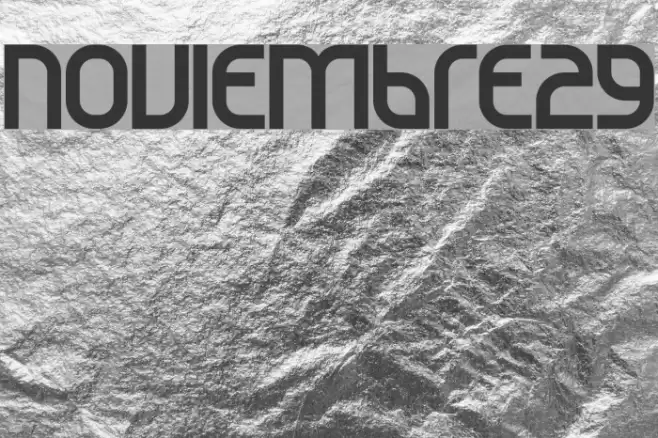 Noviembre29 Font examples