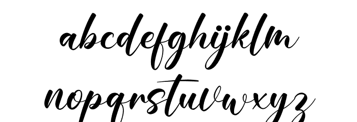 Novita Font LOWERCASE