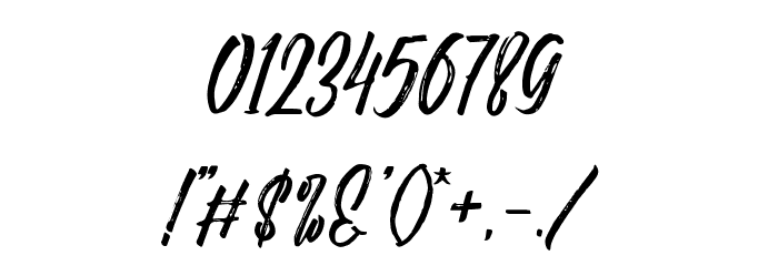 Novitha Script-Demo Font OTHER CHARS