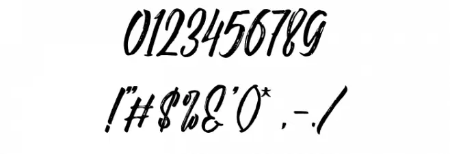 NovithaScript-Demo Font OTHER CHARS