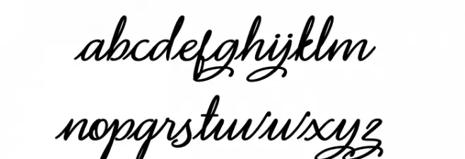 Noviyani_Demo Schriftart Kleinbuchstaben