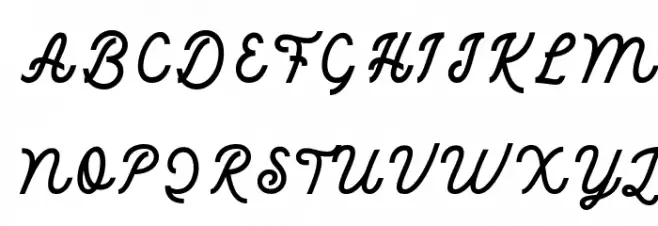 Novocane Monoline FREE Bold Schriftart Groß
