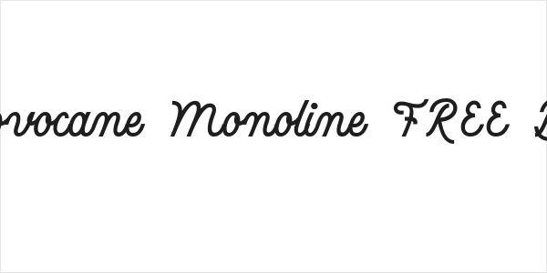 Novocane Monoline FREE Bold Logo