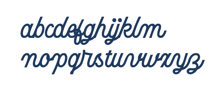 Novocane Monoline FREE Bold Lowercase