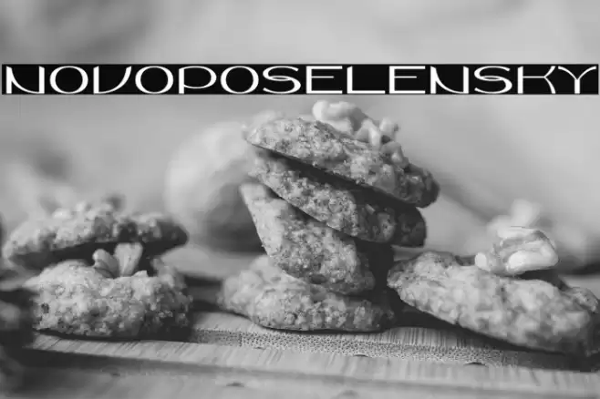 Novoposelensky Font examples
