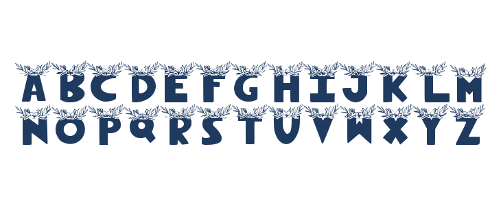 Novox Christmas Uppercase