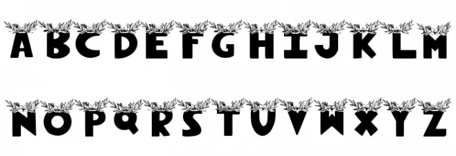 Novox Christmas Polices MAJUSCULES