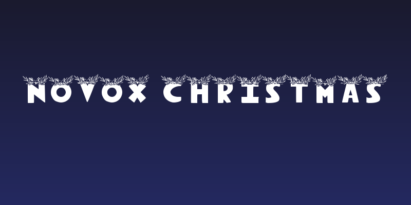 Novox Christmas Social Header