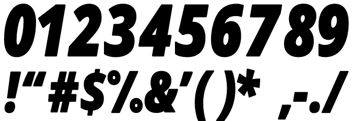 Novus-Bold-Italic Font OTHER CHARS