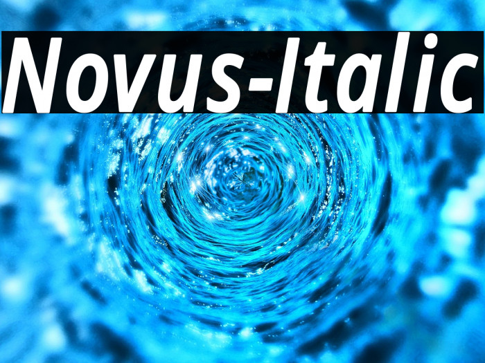 Novus-Italic Example 1