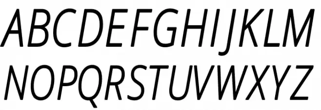 Novus-Light-Italic Polices MAJUSCULES