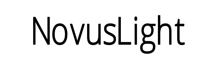 Novus Light  Descarca Fonturi Gratis