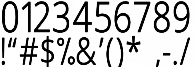 Novus Light Font OTHER CHARS