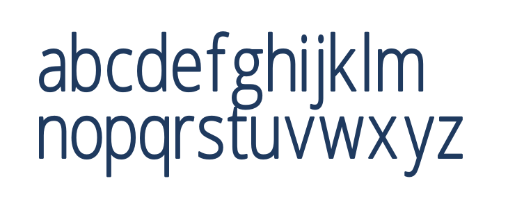 Novus Light Lowercase