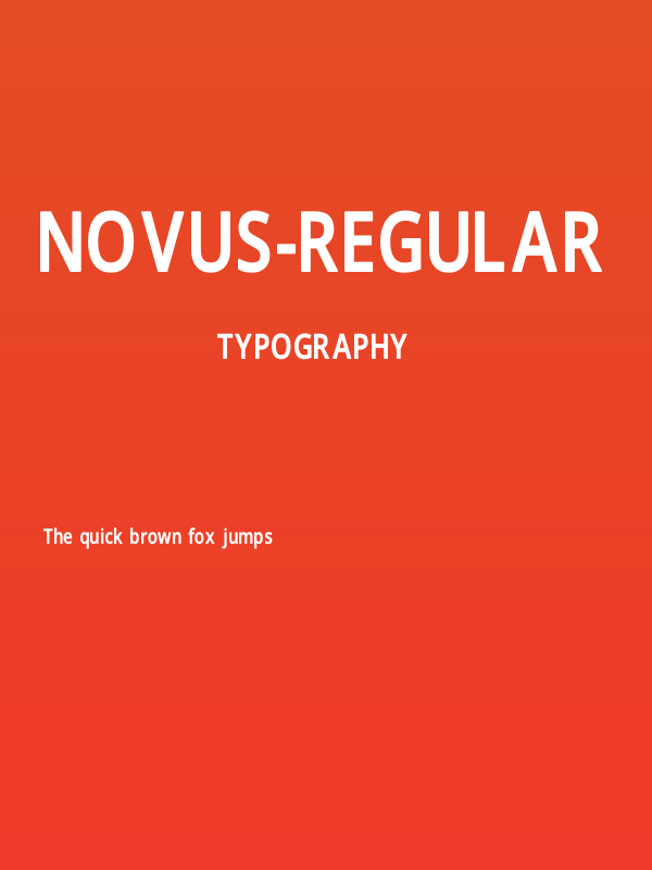 Novus-Regular Poster