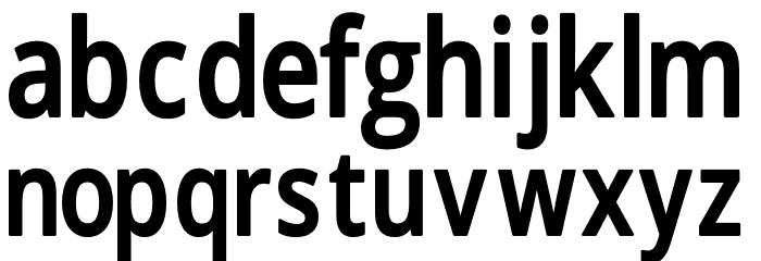 Novus-Regular Font LOWERCASE