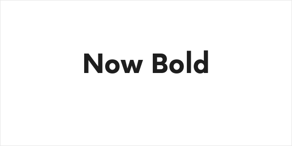 Now Bold Logo