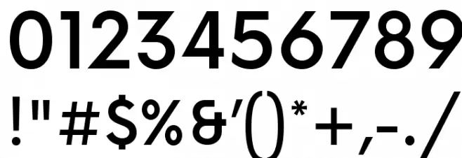 NowAlt-Medium Font OTHER CHARS