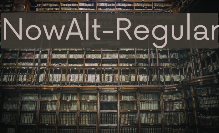 NowAlt-Regular Example 1