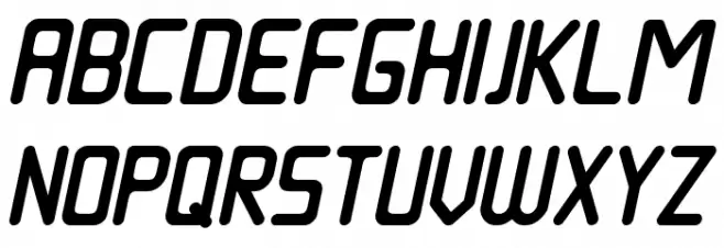 Nowadays Italic Caratteri MAIUSCOLE