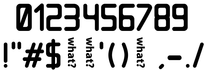 Nowadays Regular Font OTHER CHARS