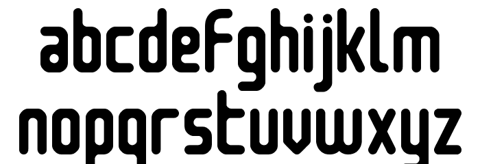 Nowadays Regular Font LOWERCASE