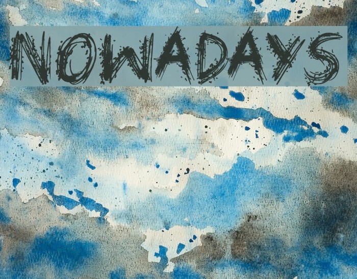 Nowadays Font examples