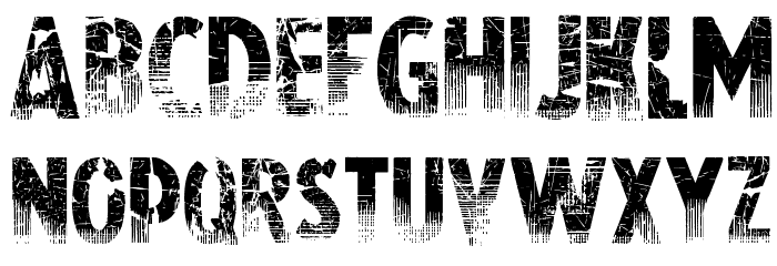 Nowharehouse Font LOWERCASE
