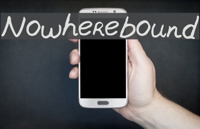 Nowherebound Font examples