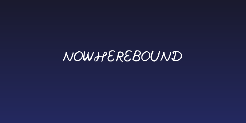 Nowherebound Social Header