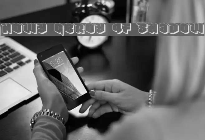 Nowy Geroy 4F Shadow Font examples