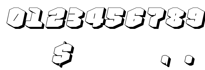 NowyGeroy4FShadow-Italic Fonte OUTROS PERSONAGENS