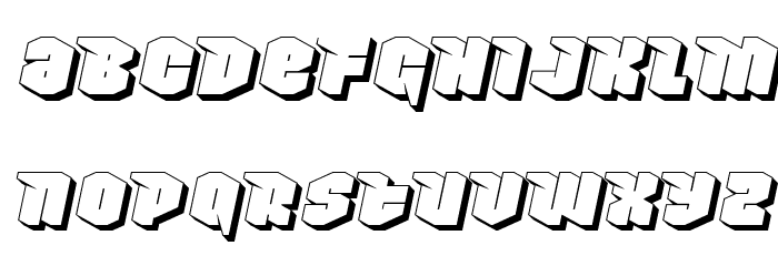 NowyGeroy4FShadow-Italic Fonte MINÚSCULAS
