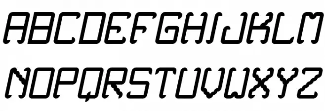Noxtrey Auf tfb Italic 字体 大写