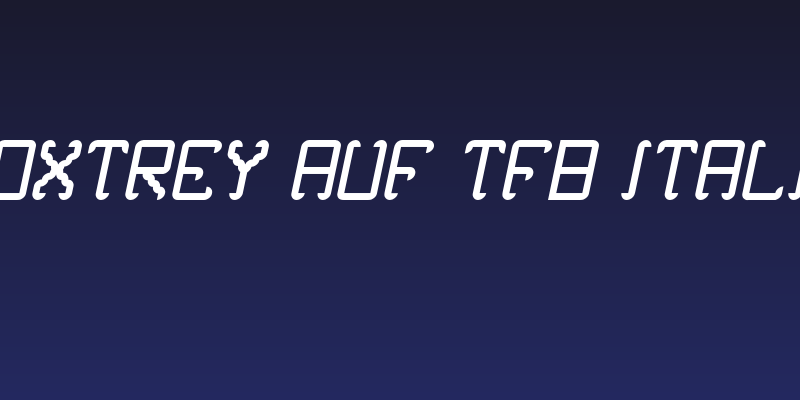 Noxtrey Auf tfb Italic Social Header