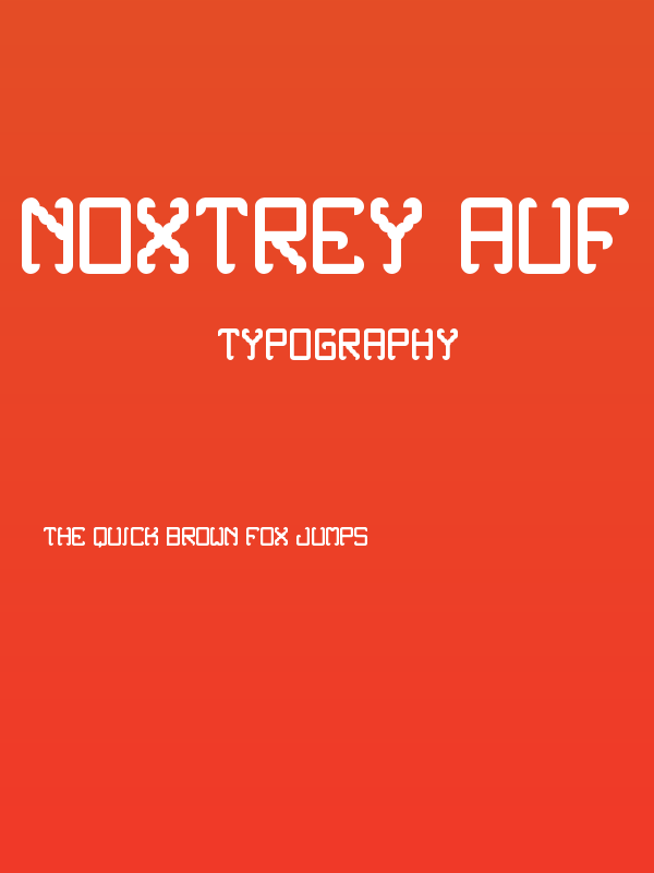 Noxtrey Auf tfb bold Poster