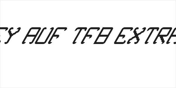 Noxtrey Auf tfb extra Italic Logo