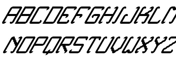 Noxtrey Auf tfb extra Italic Font LOWERCASE