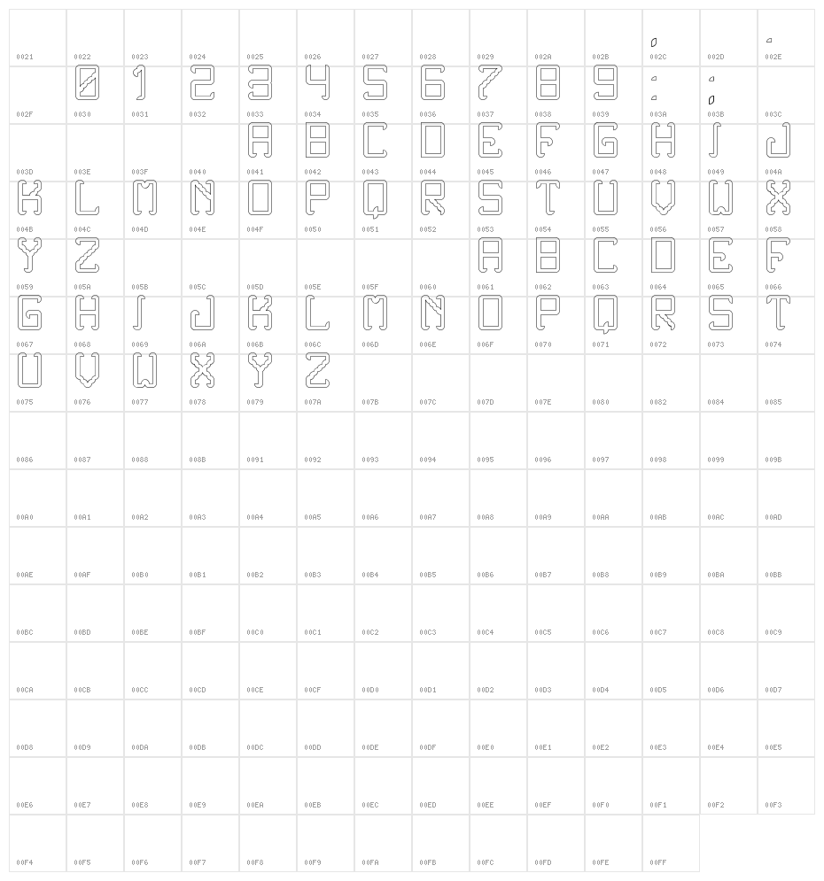 Noxtrey Auf tfb hollow Character Map