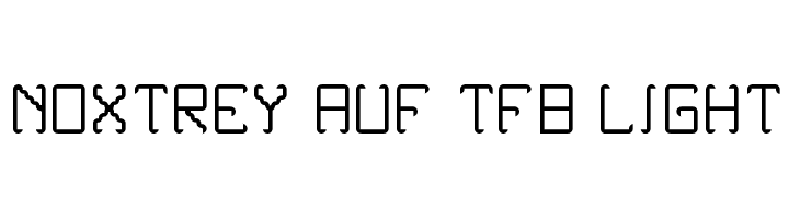 Noxtrey Auf tfb light  Fuentes Gratis Descargar