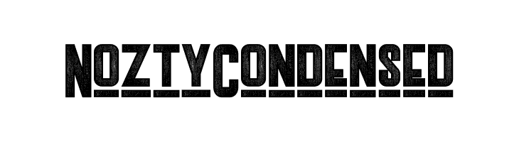 Nozty Condensed  font caratteri gratis