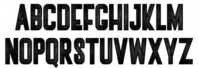 Nozty Condensed Шрифта ВЕРХНИЙ