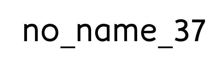 no_name_37  Fuentes Gratis Descargar
