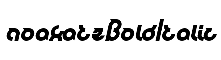 noakatz Bold Italic  Frei Schriftart Herunterladen