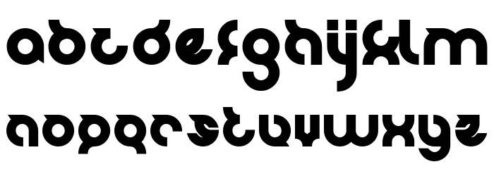noakatz Bold Font LOWERCASE