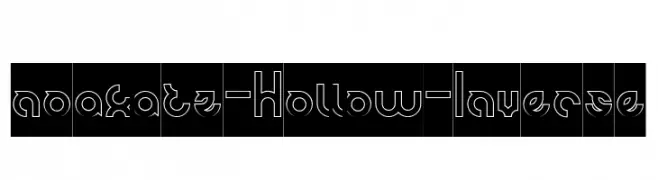 noakatz-Hollow-Inverse  Frei Schriftart Herunterladen