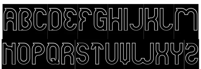 noakatz-Hollow-Inverse Schriftart Groß