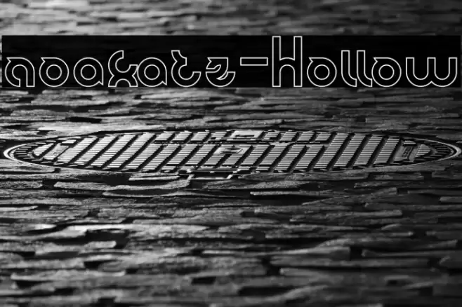 noakatz-Hollow Font examples