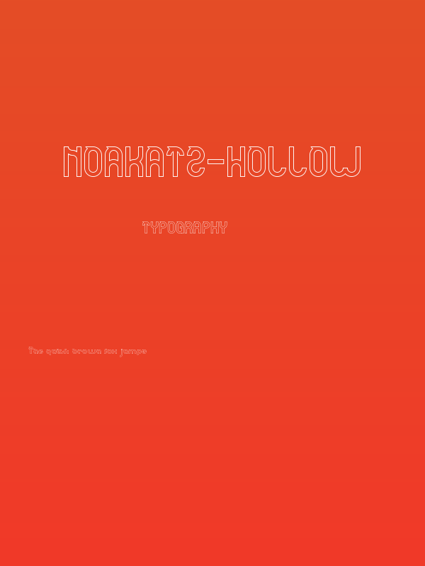 noakatz-Hollow Poster