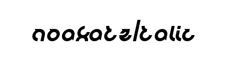 noakatz Italic  Frei Schriftart Herunterladen